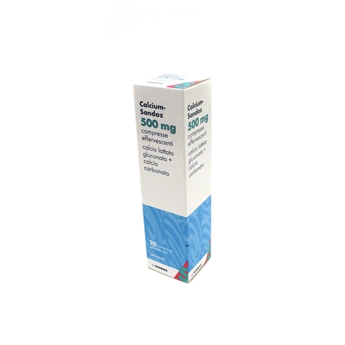 Calcium Sandoz – 20 compresse Eff 500 mg