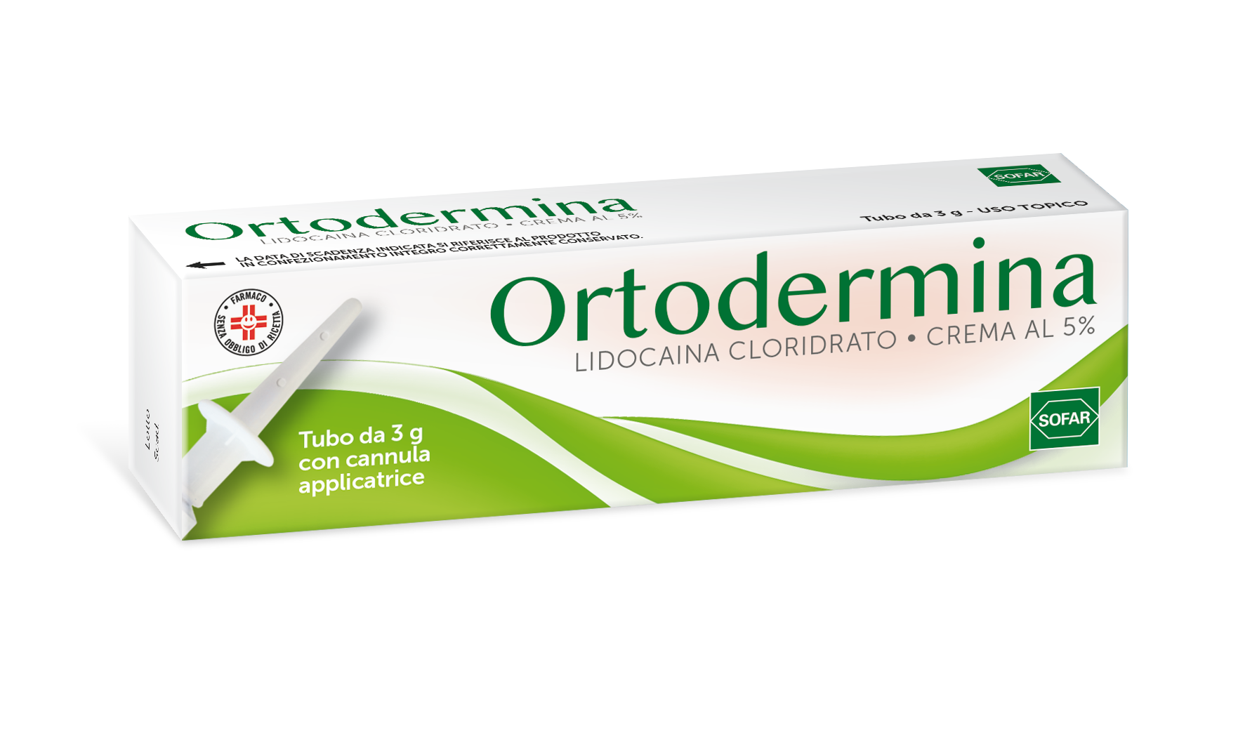 Ortodermina – Crema 3 g 5%