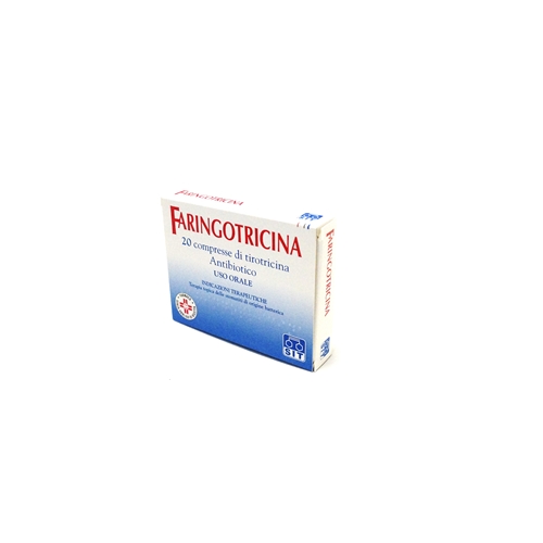 Faringotricina – 20 compresse Oro 2,5 mg