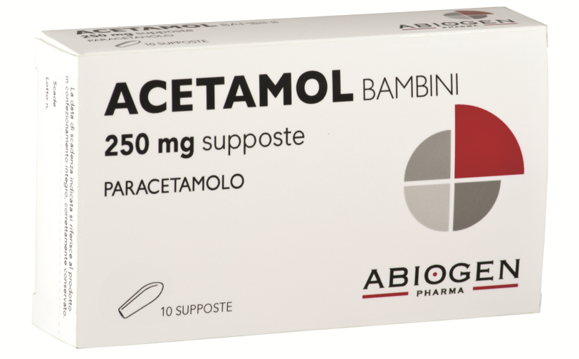 Acetamol – BB 10SUPP 250 mg