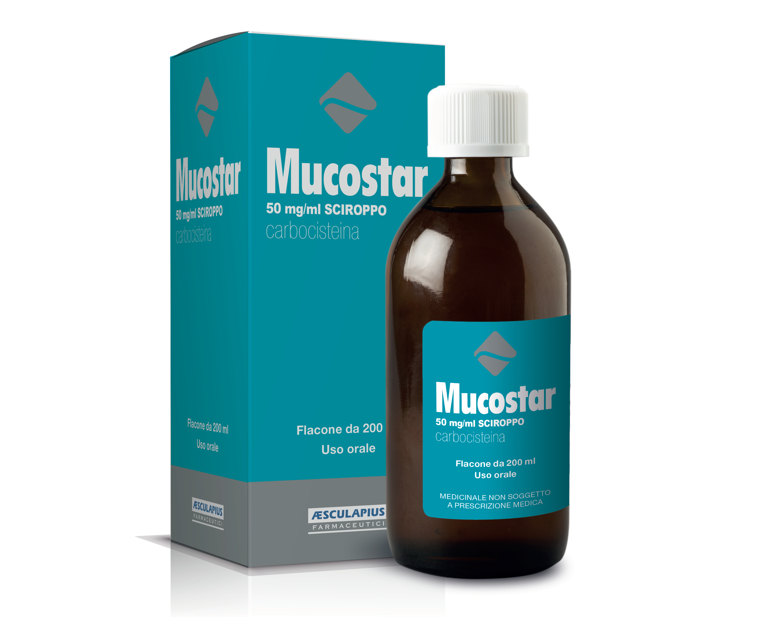Mucostar – Scir FL 200 ml 50 mg/ml