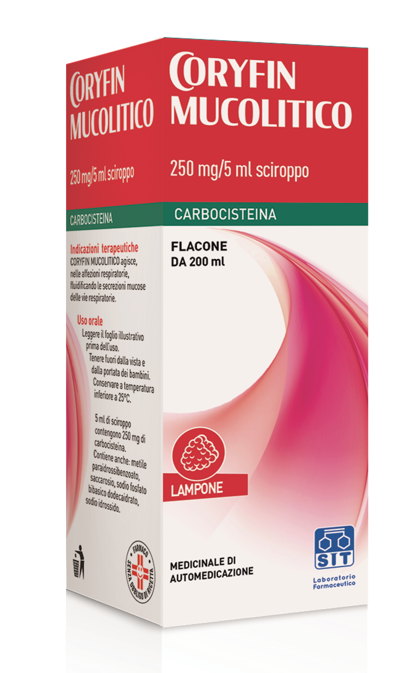 CORYFIN MUCOLITICO*SCIR 200ML