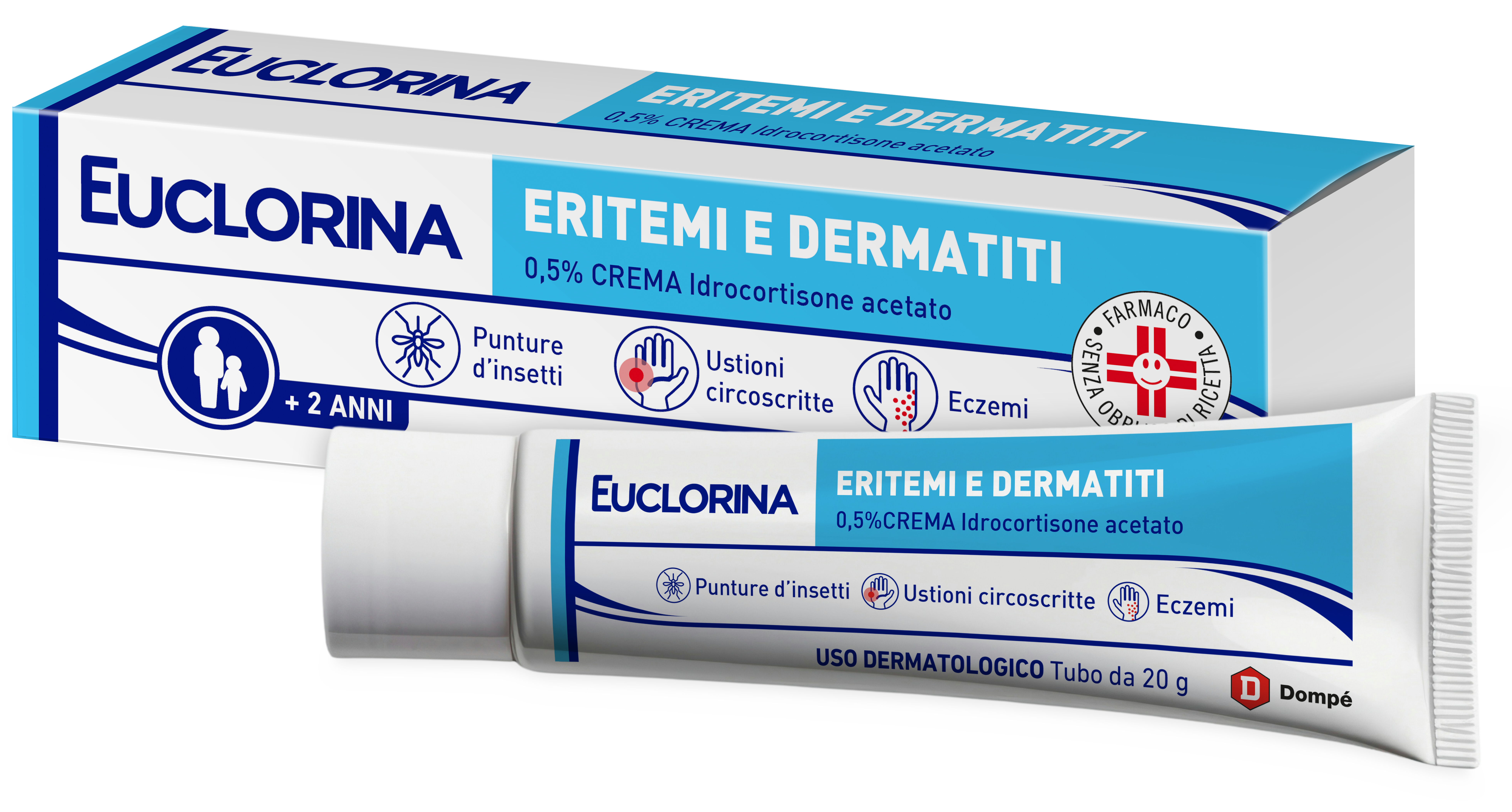 EUCLORINA ERITEMI*CR 20G 0,5%
