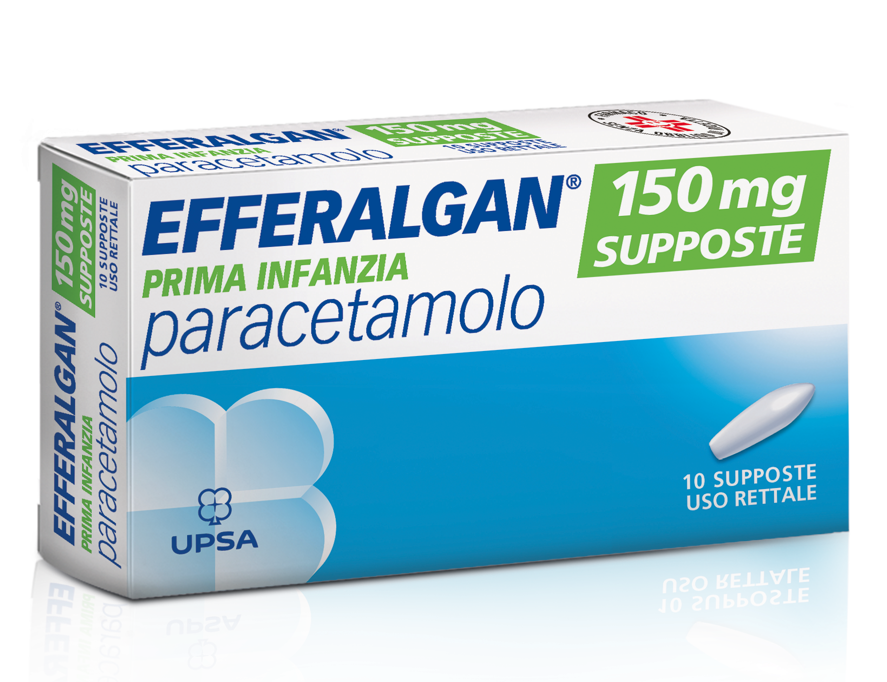 Efferalgan – 10SUPP 150 mg