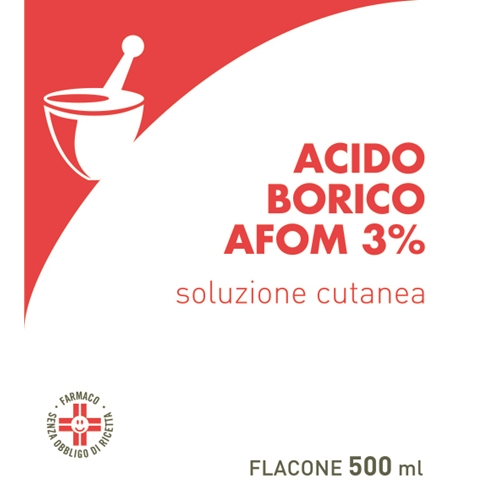 Acido Borico Afom – 3% 500 ml