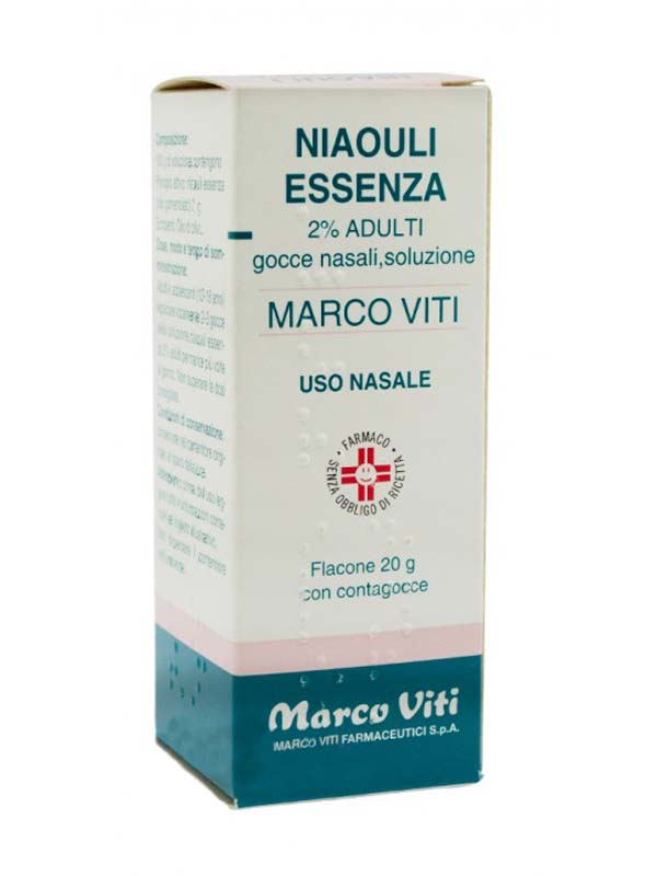 Niaouli Essenza MV – 2% GTT 20 g