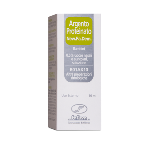 Argento Proteinato – 0,5% 10 ml