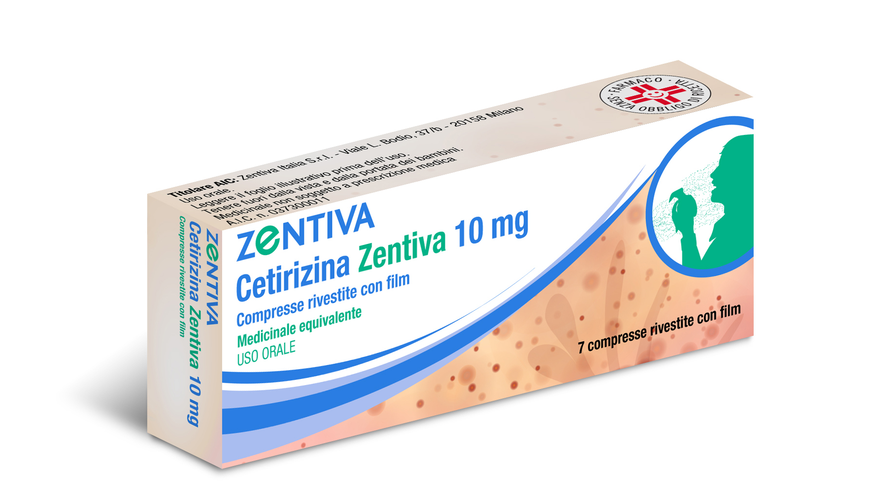 Cetirizina Zent – 7 compresse Riv 10 mg