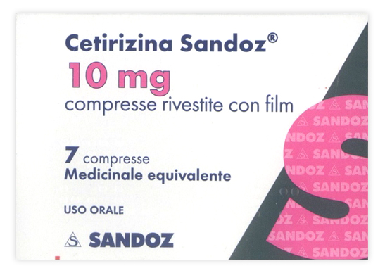 Cetirizina Sand – 7 compresse Riv 10 mg