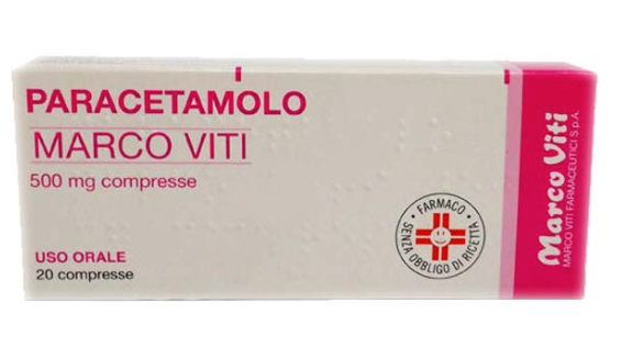 Paracetamolo MV – 20 compresse 500 mg