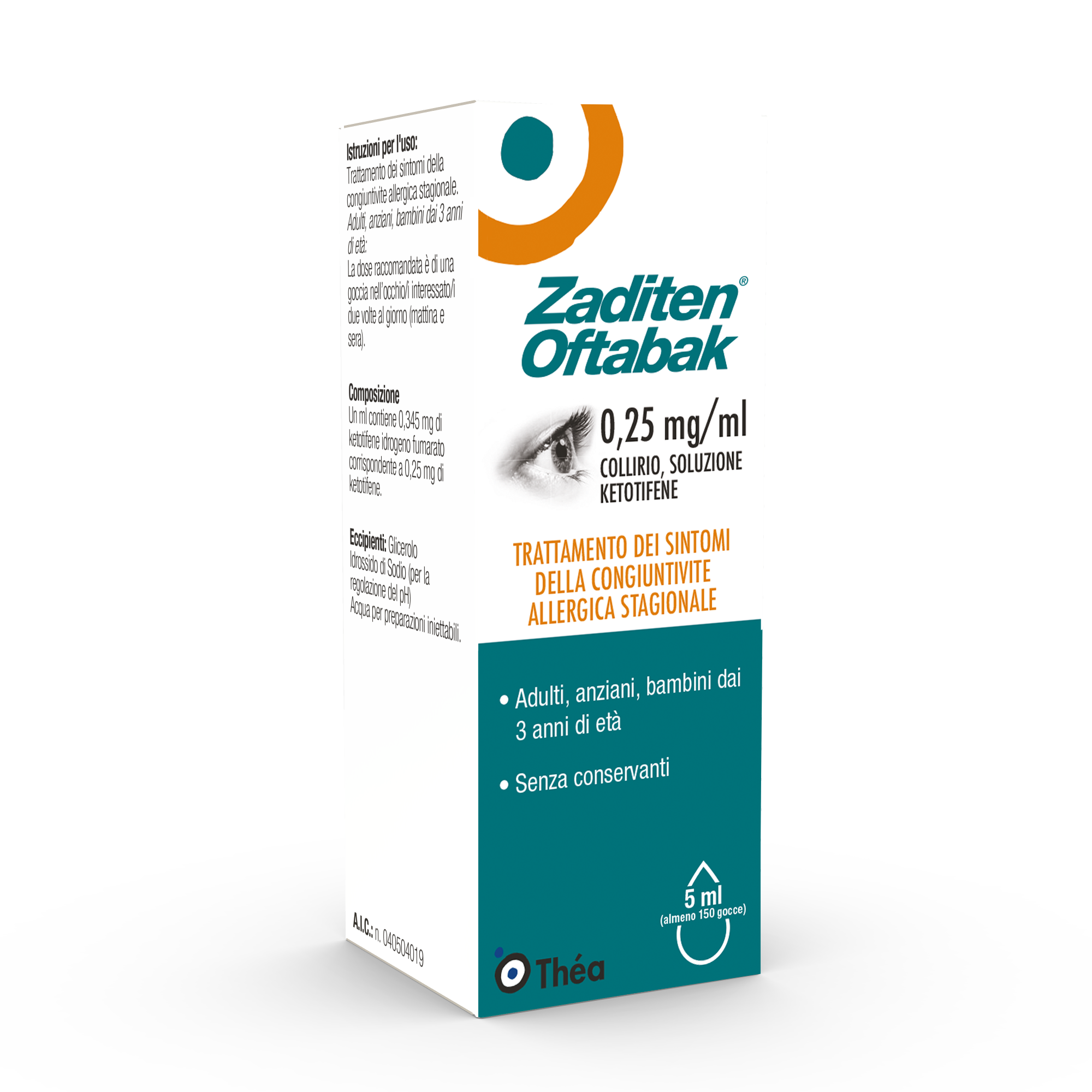 Zaditen Oftabak – Collirio FL 5 ml