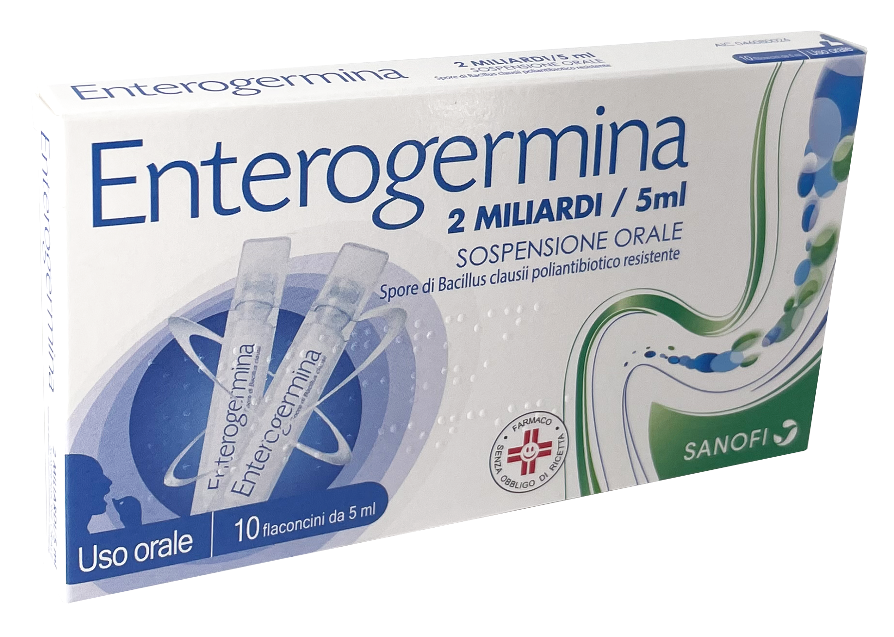 ENTEROGERMINA*OS 10FL 2MLD/5ML