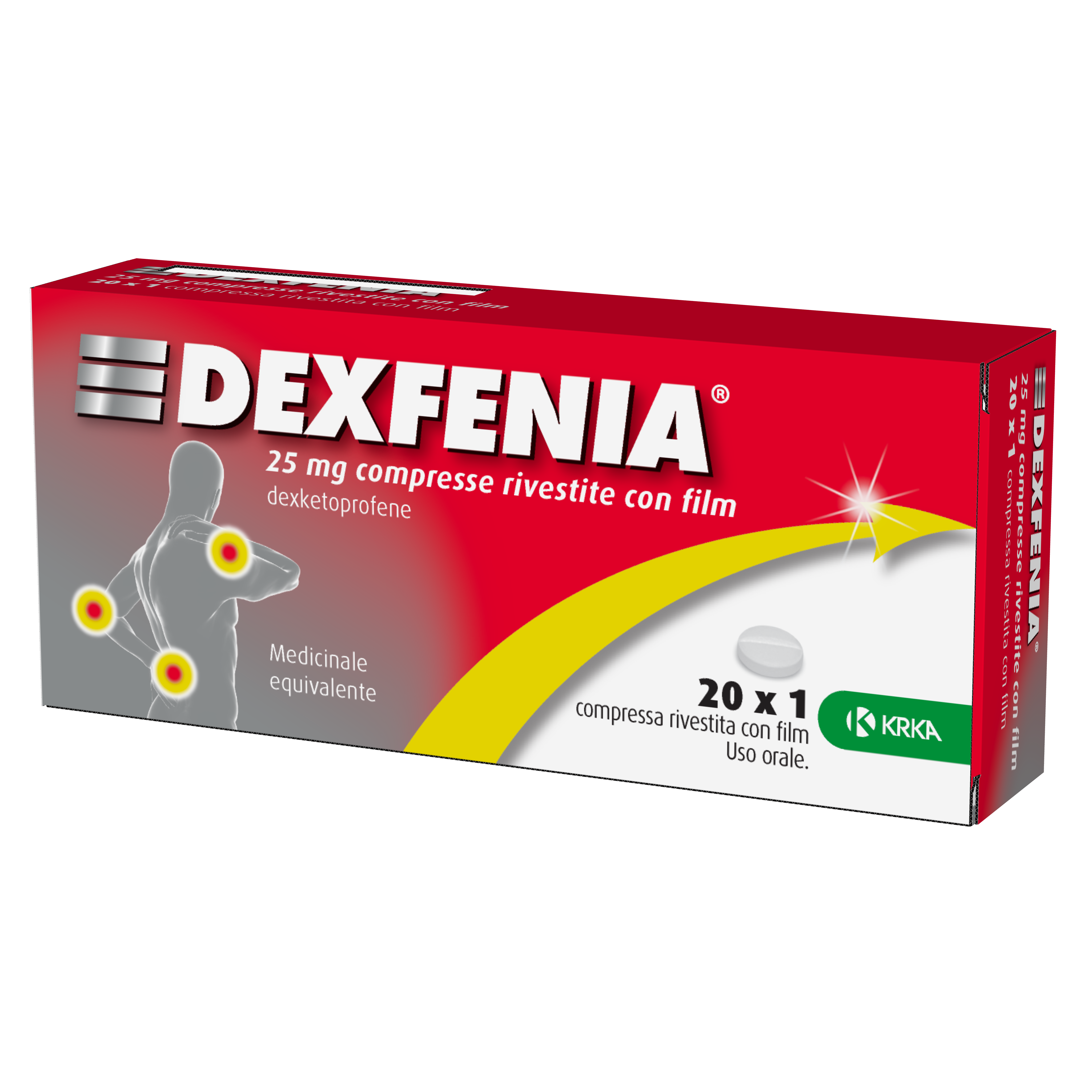 Dexfenia – 20 compresse Riv 25 mg