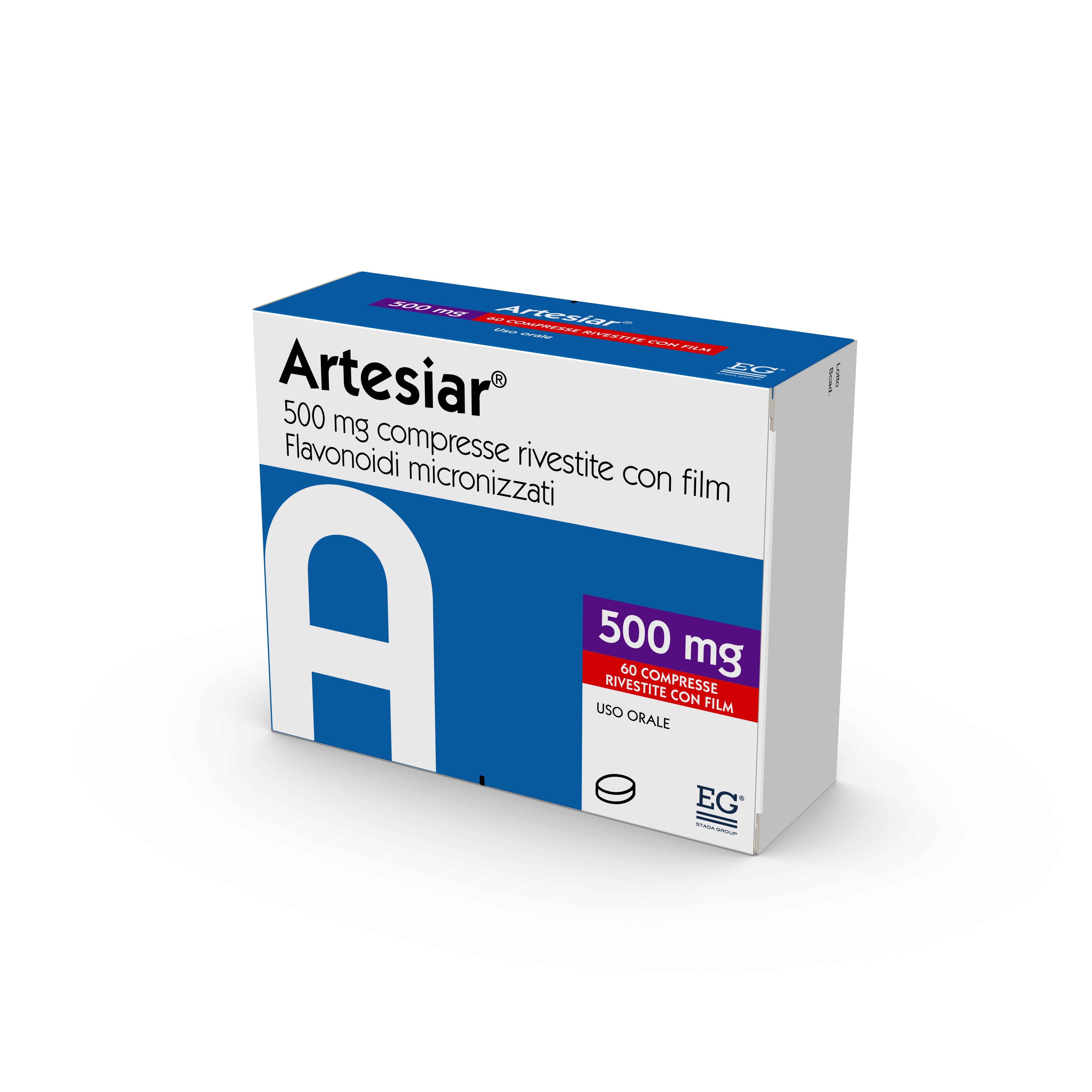 Artesiar – 60 compresse Riv 500 mg