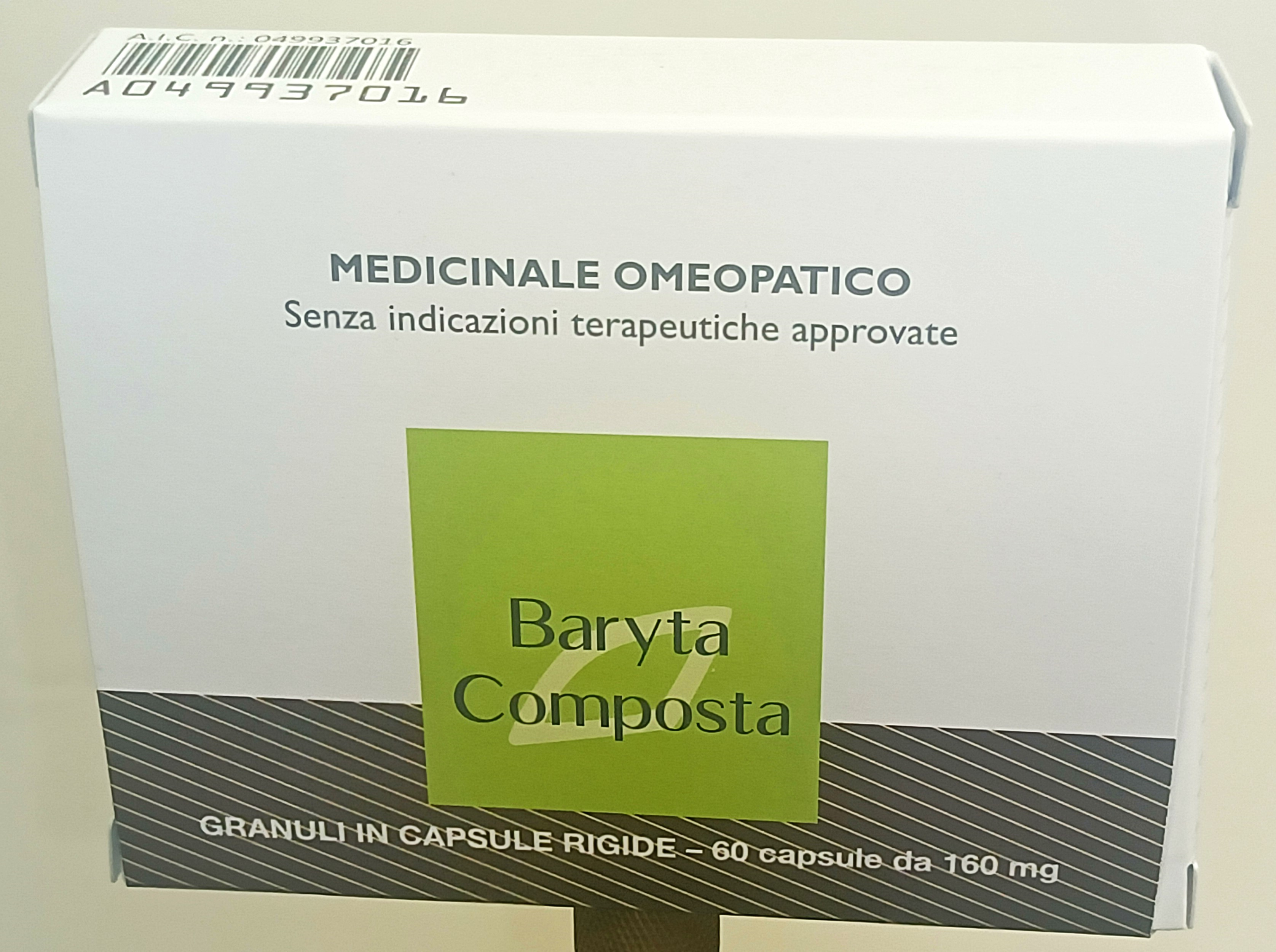 Baryta Composta – 60 capsule 160 mg