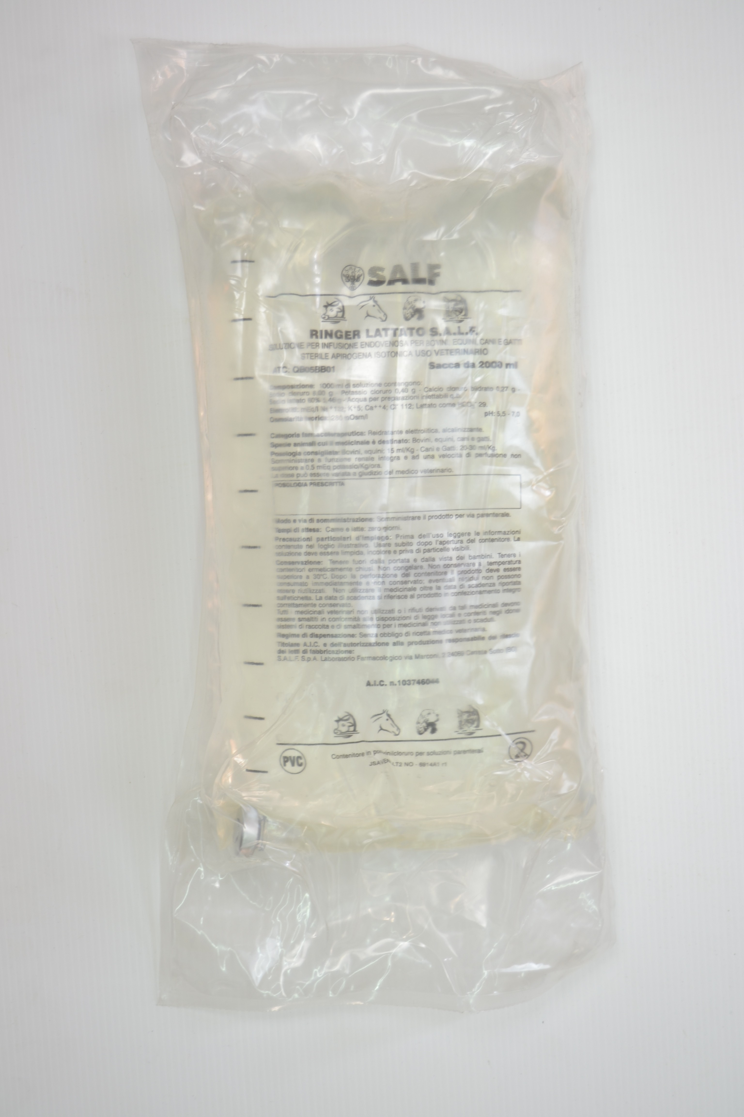 Ringer Lattato Sacca 2LT