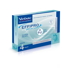 Effipro - Antiparassitario spot on per gatti 4 pipette