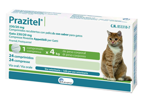 Prazitel Gatto Cpr 230 Mg + 20 Mg