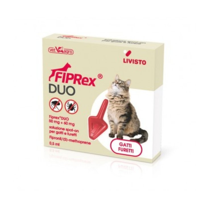 Fiprex Duo per Gatti e Furetti 1 pipetta