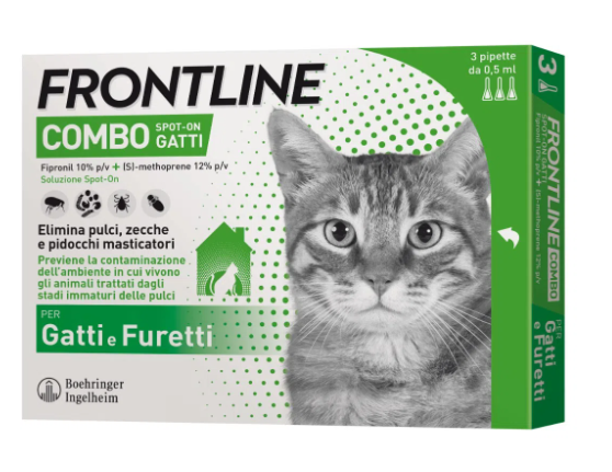 Frontline Combo – 3PIP Gatti/Fur