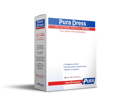 Pura Soft Garza 10x10 cm 100 pezzi