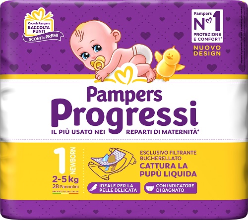 Pampers Progressi Newborn 28 pezzi