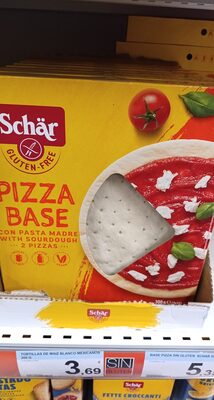 Schar Pizza Base 2X150G