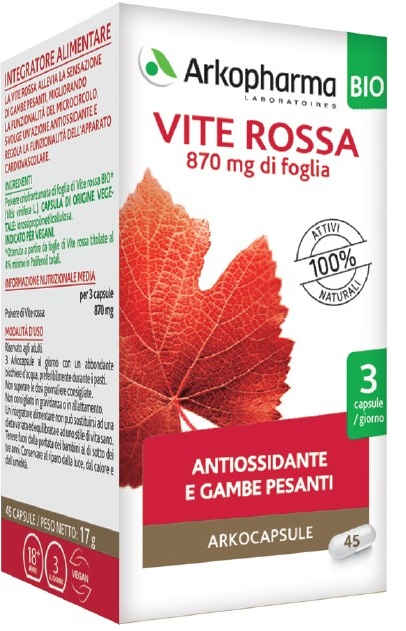 Arkocps Vite Rossa Bio 45 capsule