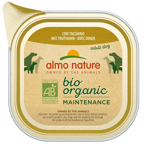 Almo Dog Biorganic 100 GR Tacchino