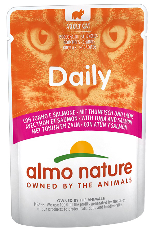 Almo Cat Daily 70 GR Tonno Salmone BST