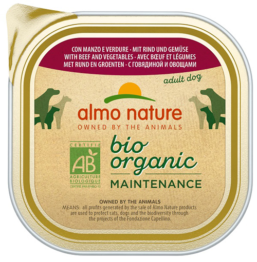 Almo Dog Biorganic 300 GR Manzo e Verdur