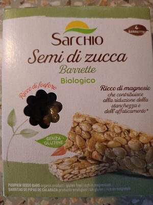 Snack Semi Zucca 80 g Sarchio