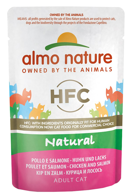 Almo Cat HFC Nat 55 GR Pollo Salm BST