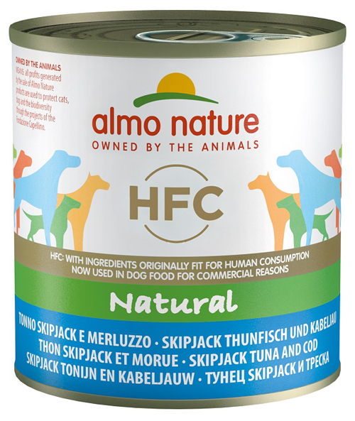 Almo Dog HFC 290 GR Tonno Skip Jack e Merluzzo