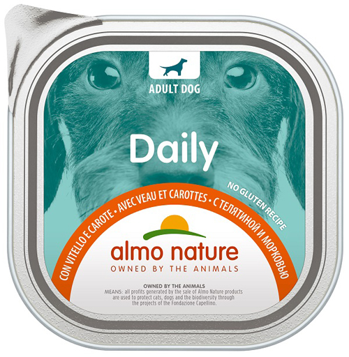 Almo Dog Daily 300 GR Vitello e Car