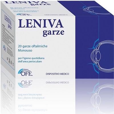 Leniva Garze Oftalmiche 20 pezzi
