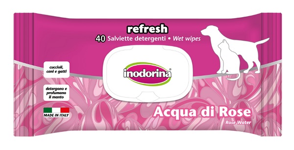 Inodorina Salviette Rosa 40 pezzi