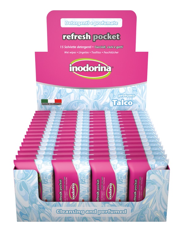 Inodorina Salviette Pock Talco
