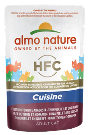 Almo Cat HFC Jelly 55 GR Filetto Tonno a Ragosta BST