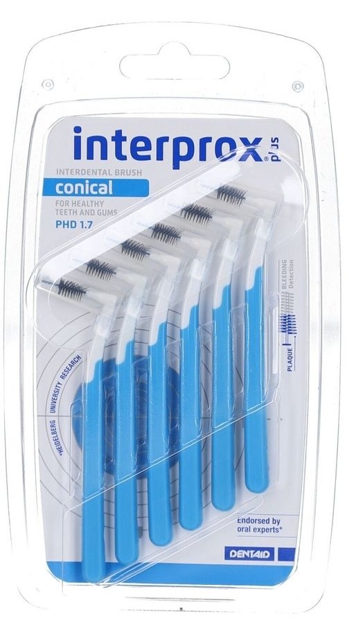 Interprox Plus Conico Blu 6 pezzi