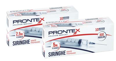 Sir Prontex 5 ml Ago Ind 10 pezzi