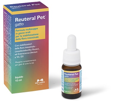 Reuteral Pet Gatto Gocce 10 ml