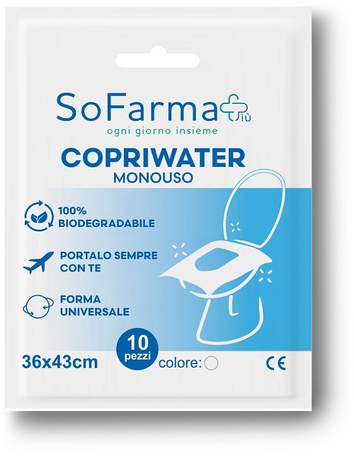 Copriwater Monouso 10 pezzi Sofarm