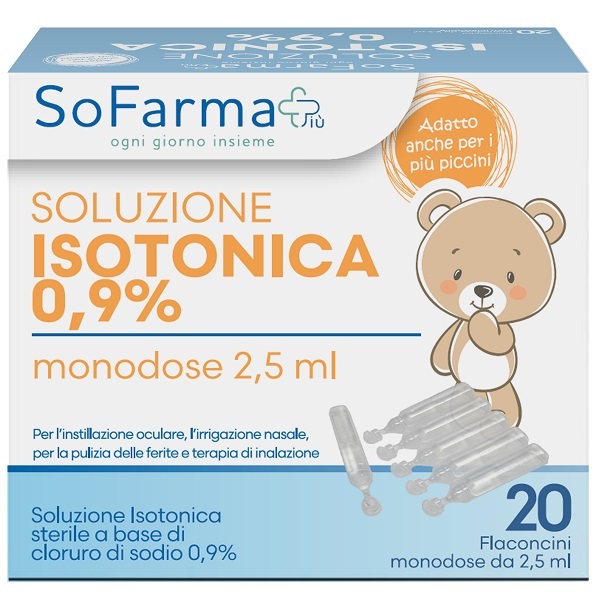 Soluzione SALINA0,9% 20FL 2,5 ml