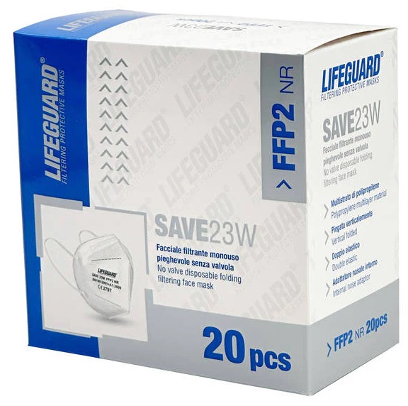 Lifeguard Save 23W FFP2 20 pezzi