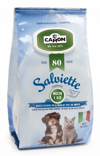 Salviette Muschio/Aloe 80 pezzi