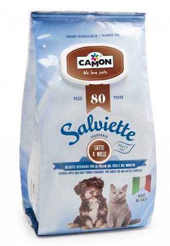 Salviette Latte/Miele 80 pezzi