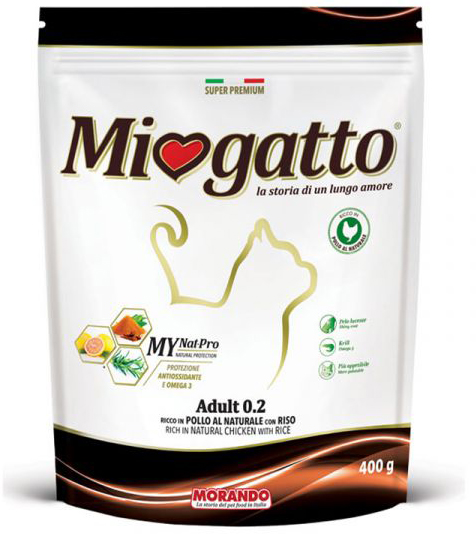 Miogatto Steril Pol/Nat 400 g