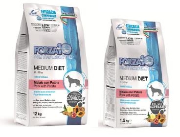 F10 Cane Medium Diet Low Grain Maiale 12 kg New