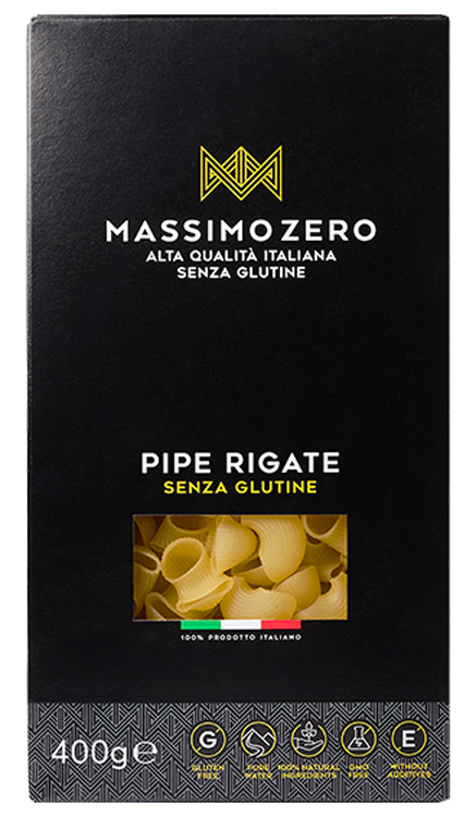Massimo Zero Pipe Rigate 400 g